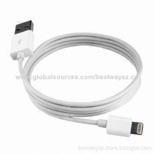Lightning cable for iPhone 5, with MFI certificate, 8-pin connector